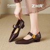 ZHR则则【羊皮垫】法式尖头粗跟高跟单鞋2026夏季新款玛丽珍女鞋 商品缩略图7