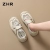 ZHR运动休闲鞋女2026年夏季新款女士时尚软底镂空透气舒适小白鞋 商品缩略图3