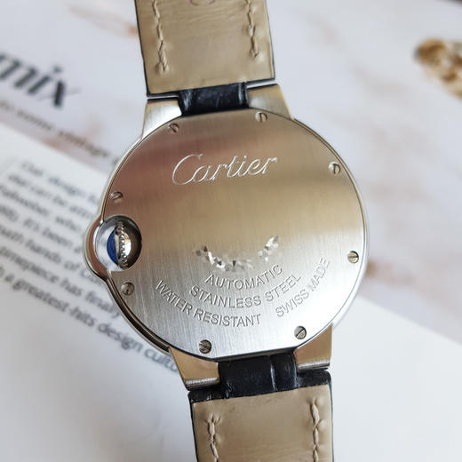 【95新】CARTIER 卡地亚W6920085自动机械机芯33MM（女款）蓝气球系列精钢270426AK15 商品图6