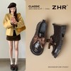 ZHR则则厚底增高质感百搭皮鞋女2026春季新款软底轻便舒适乐福鞋 商品缩略图0