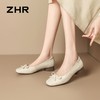 ZHR则则【头层牛皮】浅口单鞋2026新款粗跟蝴蝶结一脚蹬懒人鞋女 商品缩略图9