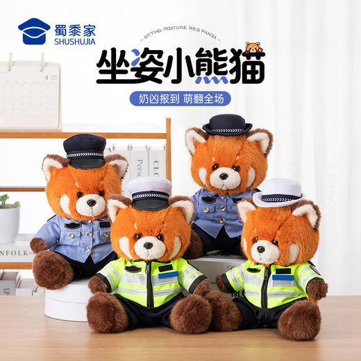 【坐姿小熊猫】可定制创意熊猫玩偶儿童毛绒玩具公仔布娃娃送礼礼品礼物 商品图1