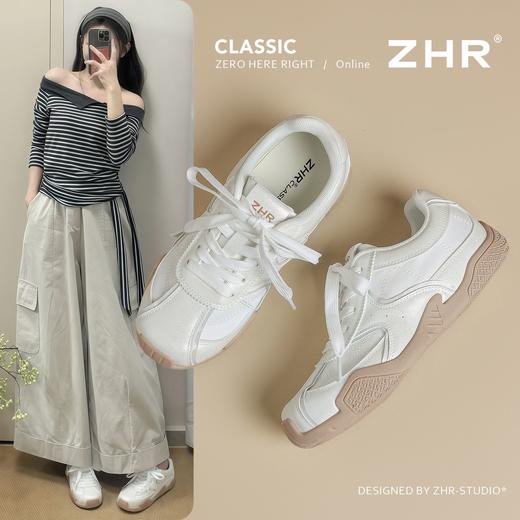ZHR小白鞋女2026春季新款轻便软底德训鞋小个子内增高运动休闲鞋 商品图9