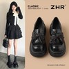 【巨显高6cm】ZHR则则复古厚底乐福鞋2026新款蝴蝶结饰扣百搭单鞋 商品缩略图0