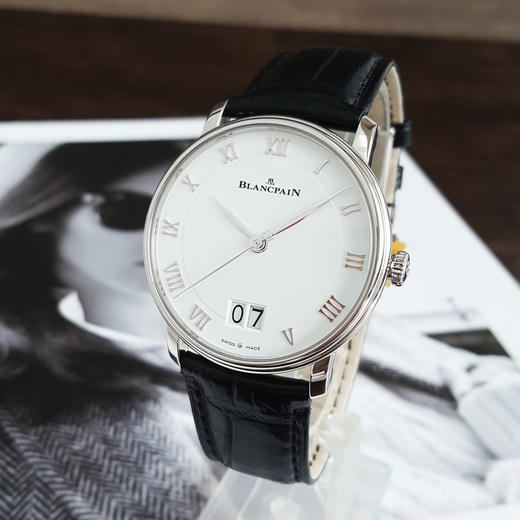 【95新】BLANCPAIN 宝珀6669-1127-55B自动机械机芯大日历40MM（男款）经典系列精钢130426TJ24 商品图2