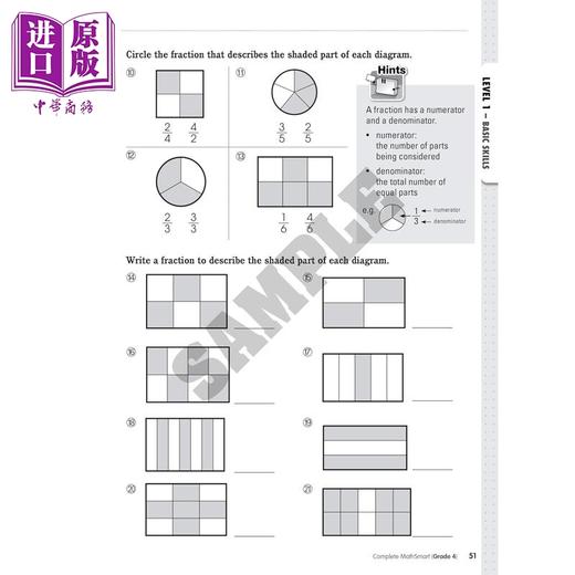【中商原版】Complete MathSmart Grade 4 Extensive Edition 加拿大课程练习册 数学智慧全攻略扩展版 4年级 原版进口Popular 商品图3