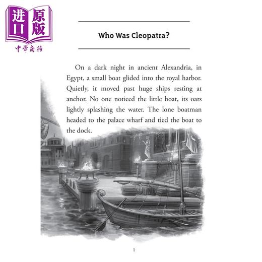 预售 【中商原版】谁是埃及艳后 Who Was Cleopatra 英文原版 儿童科普读物 历史故事书 《纽约时报》畅销榜系列新作 进口童书 商品图2