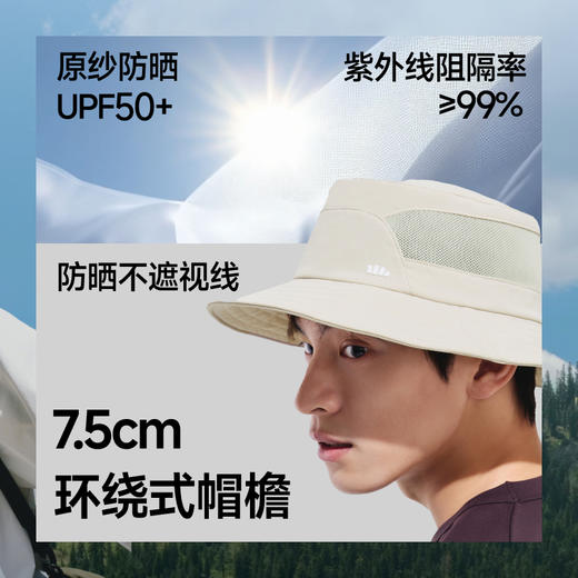 【26春夏新品】蕉下男士户外透气渔夫防晒帽TS730 商品图1