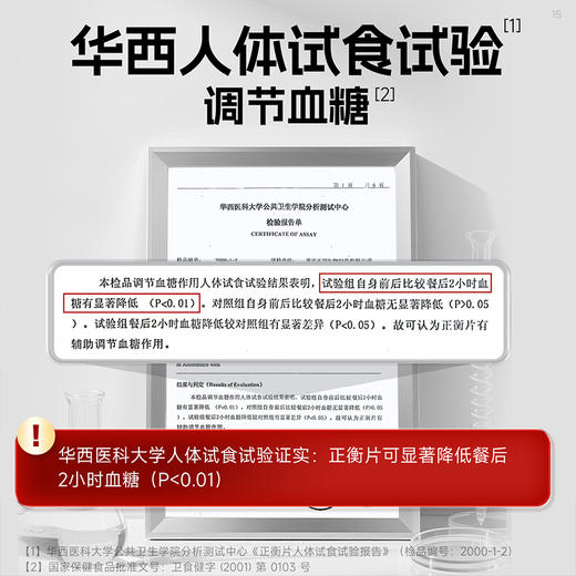 【品牌直供】蓝帽Vinsic文斯可正衡牌人参皂苷肉桂铬片 商品图3
