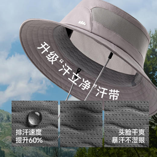 【26春夏新品】蕉下男士户外透气渔夫防晒帽TS730 商品图3