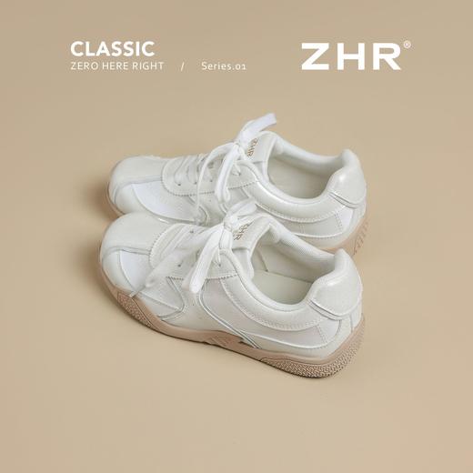 ZHR小白鞋女2026春季新款轻便软底德训鞋小个子内增高运动休闲鞋 商品图0