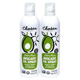 2瓶起（均价低至57.5/瓶）美国Chosen foods天然牛油果喷雾油食用油-383g辅食0添加