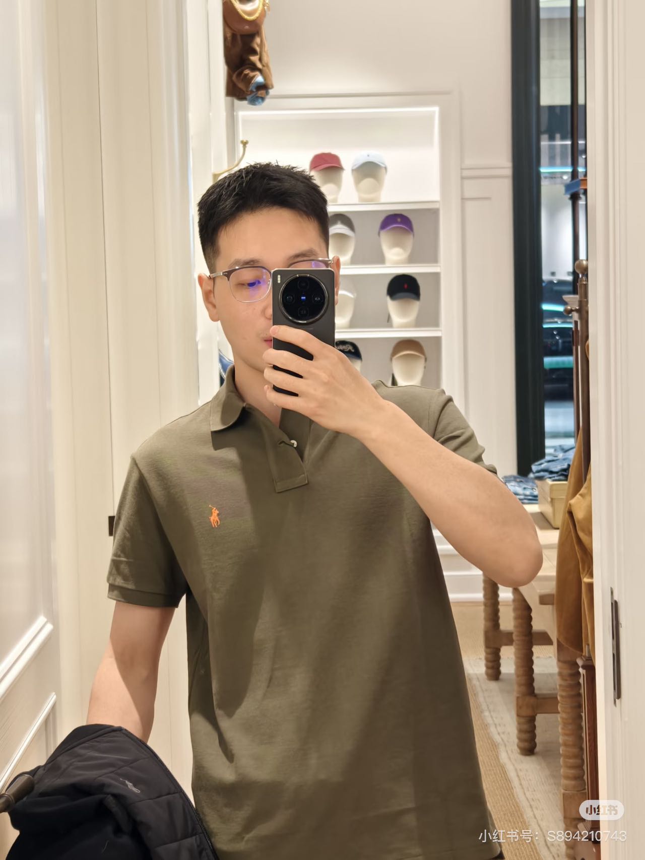 老钱风的极简美学拉夫家情侣款POLO衫