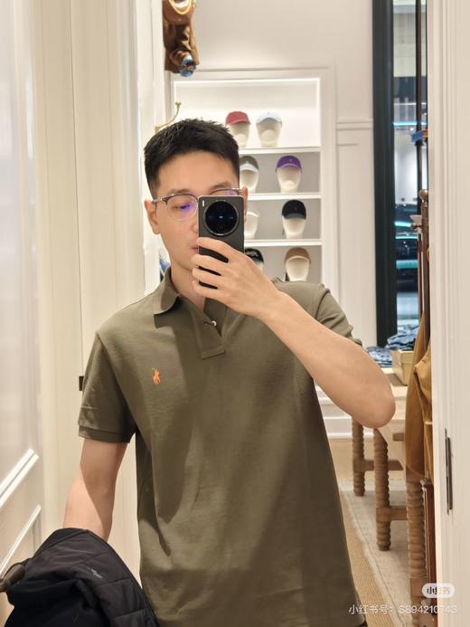 老钱风的极简美学拉夫家情侣款POLO衫 商品图0