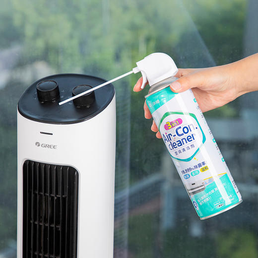 必备！吹出健康风！“下单送集水袋1个” 净狮 3合1空调清洗剂 480ml*3瓶 商品图10