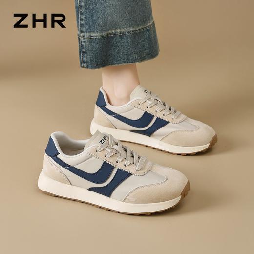 ZHR复古德训鞋女2026春季新款透气轻便运动休闲鞋百搭软底跑步鞋 商品图7