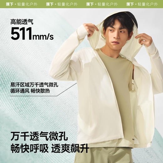 【蕉下精选】蕉下男士轻薄透气防晒衣（常规款）TS40725 商品图3