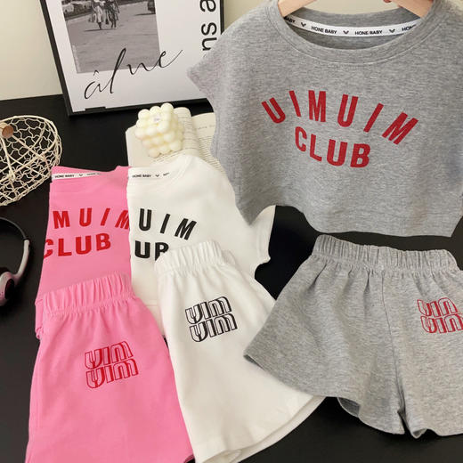 【任选两套❗️】【透气不闷汗❗️甜酷百搭】kids童装女童套装新款儿童运动服宝宝两件套运动韩版女童套装夏季 商品图3
