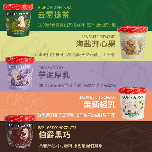 【超模君严选 牧场原奶采集 鲜乳离心锁鲜工艺】轻遇十分之一冰淇淋 单一牧场生牛乳 多种口味 商品图2