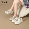ZHR运动休闲鞋女2026年夏季新款女士时尚软底镂空透气舒适小白鞋 商品缩略图5