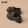 【巨显高6cm】ZHR则则复古厚底乐福鞋2026新款蝴蝶结饰扣百搭单鞋 商品缩略图9
