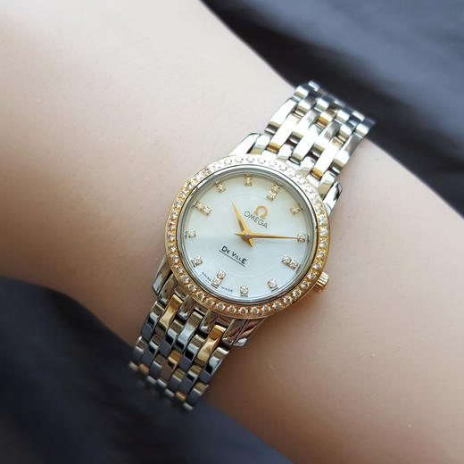 【95新】OMEGA 欧米茄4375.75.00石英机芯22MM（女款）碟飞系列精钢/18K黄金270426TJ30 商品图8