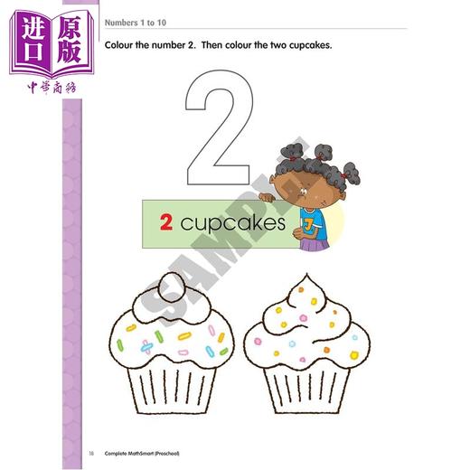 【中商原版】Complete MathSmart Preschool 加拿大课程练习册 数学智慧全攻略 学前班 英文原版Popular 商品图1