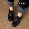 ZHR则则【头层羊皮】手抓纹妈妈单鞋女2026新款时髦洋气平底单鞋 商品缩略图9