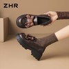 【巨显高6cm】ZHR则则复古厚底乐福鞋2026新款蝴蝶结饰扣百搭单鞋 商品缩略图8