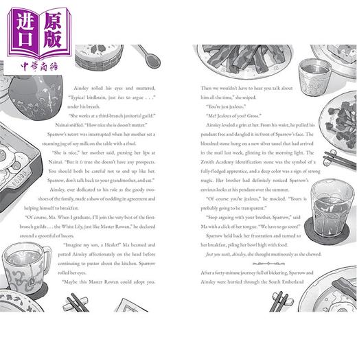 【中商原版】斯派洛 夏消失的魔法 英文原版 The Missing Magic of Sparrow Xia  An Illustrated Novel Leia Ham 商品图1