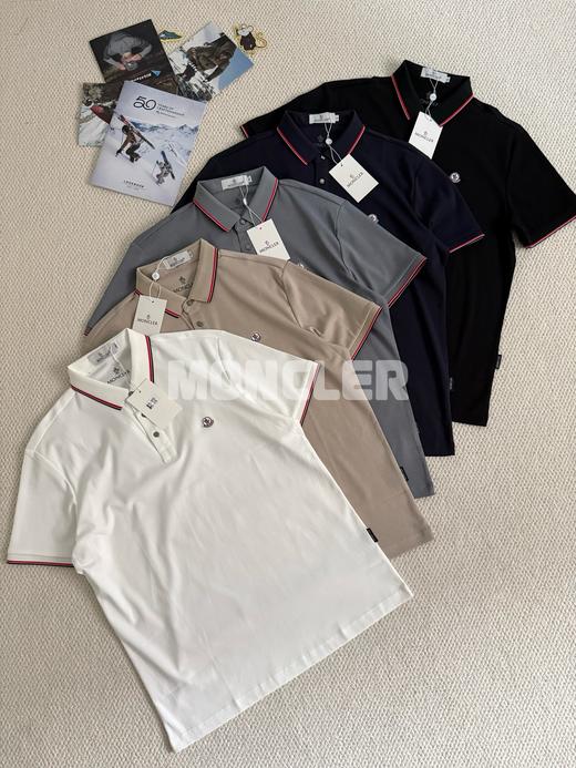 蒙口新款男士翻领无痕冰丝短袖POLO衫 商品图0