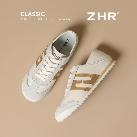 ZHR舒适百搭德训鞋2026春夏新款增高两穿女鞋休闲平底小白鞋 商品图5