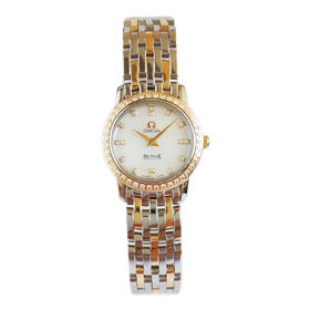 【95新】OMEGA 欧米茄4375.75.00石英机芯22MM（女款）碟飞系列精钢/18K黄金270426TJ30