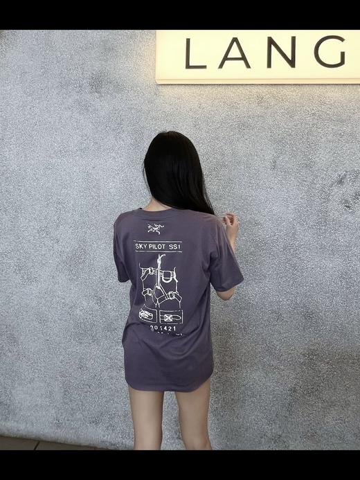 三色 男女同款！ 始z鸟 Kragg SL Cotton Sky Pilot SS1 T 恤短袖  安全带短袖 商品图5