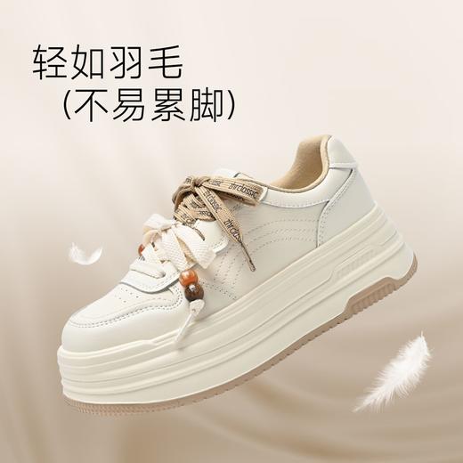 ZHR【增高5.5cm】内增高小白鞋厚底休闲女鞋显瘦百搭小个子通勤鞋 商品图5