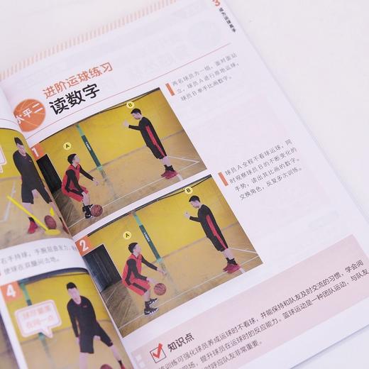 小学生校园篮球基本技术 训练与游戏 视频学习版 青少年篮球技战术专业示范 商品图2