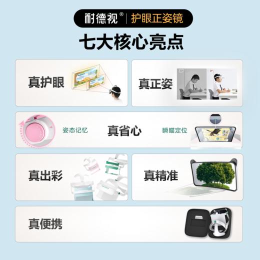 耐德视护眼正姿镜拉远镜儿童头戴式护目镜便于出门携带 护眼正姿镜 商品图1