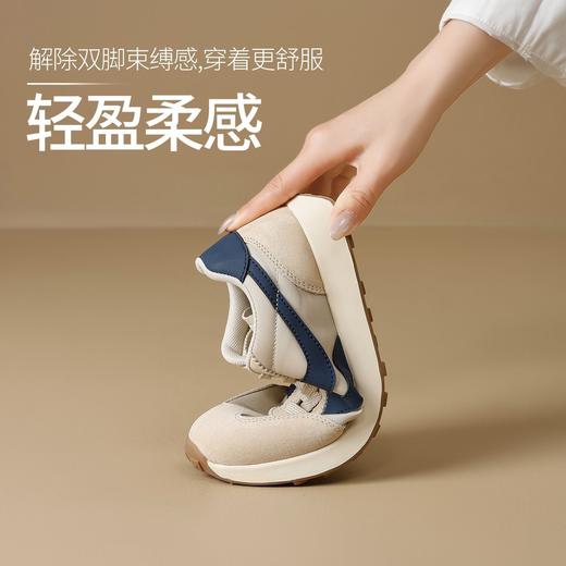 ZHR复古德训鞋女2026春季新款透气轻便运动休闲鞋百搭软底跑步鞋 商品图2
