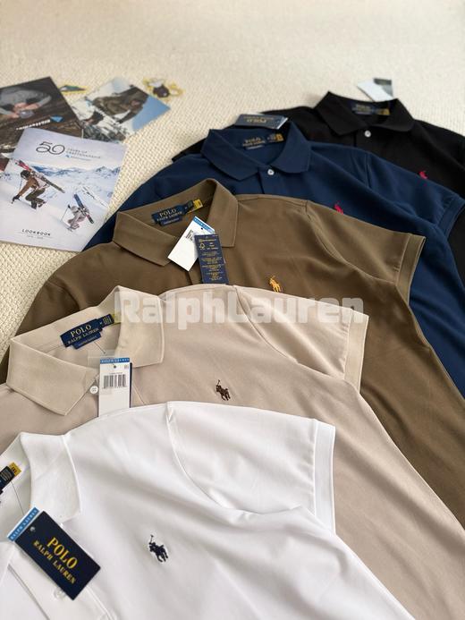 老钱风的极简美学拉夫家情侣款POLO衫 商品图6