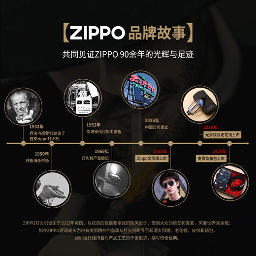 352821932205 Zippo 【送礼好物】之宝打火机正品贴章重甲貔貅时尚轻奢礼物送礼男士 商品图4