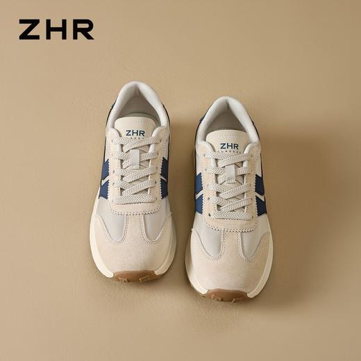 ZHR复古德训鞋女2026春季新款透气轻便运动休闲鞋百搭软底跑步鞋 商品图0