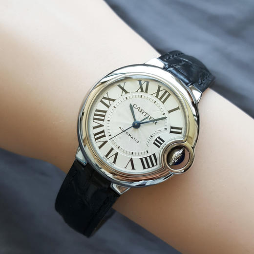 【95新】CARTIER 卡地亚W6920085自动机械机芯33MM（女款）蓝气球系列精钢270426AK15 商品图7
