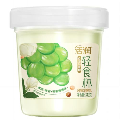 新希望天香340g青提茉莉爆珠轻食杯酸奶 商品图4