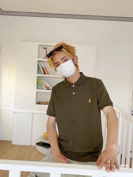 老钱风的极简美学拉夫家情侣款POLO衫 商品图2