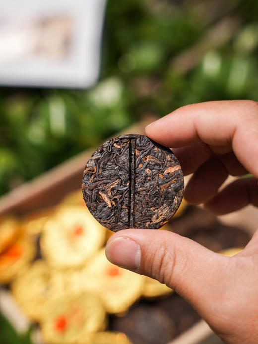 【昔归小团圆熟茶】2018年临沧昔归古树熟茶，入口即惊艳，完全可以闭眼入的匠心力作！200克/袋，8g/粒 商品图6