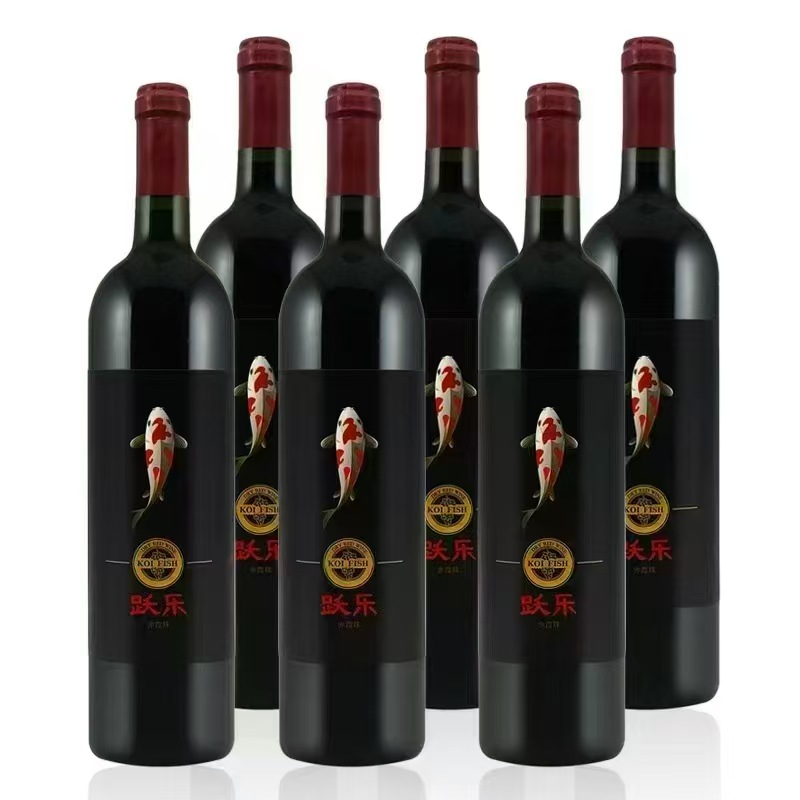 2021年张裕跃乐干红，度数12.5度，整箱6瓶×750ml。
