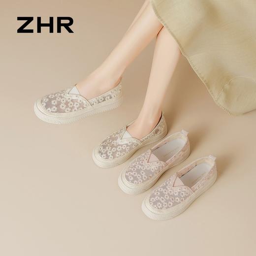 ZHR则则网面透气渔夫鞋2026夏季新款轻便百搭仙女超软一脚蹬单鞋 商品图7