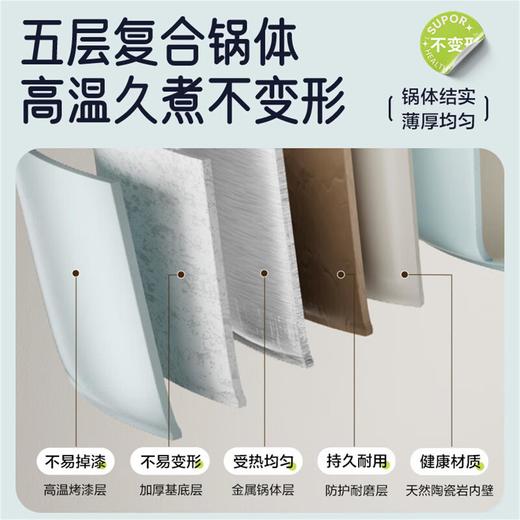 6950885554171 苏泊尔SUPOR 奶锅陶晶多用不粘小锅婴儿热奶锅宝宝辅食锅泡面锅燃气电磁炉通用 商品图5