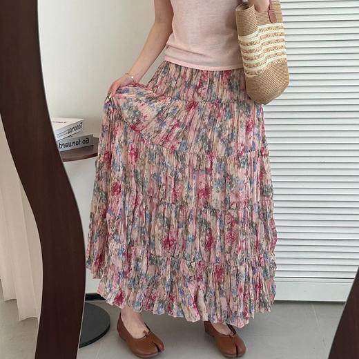 绝美海边穿搭！莫奈花园百褶半身裙 商品图10