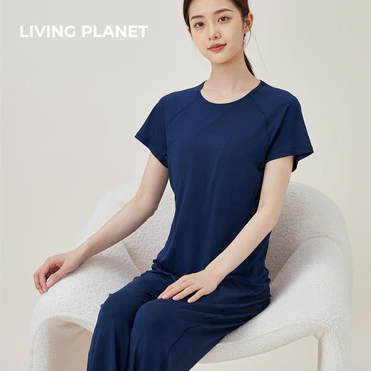 【LIVING PLANET家居星球深睡无感睡衣】内置薄款隐形胸垫 缝线外置/无感标签/分区温控设计/腹部双层保暖、背部单层透气⚠️ 快递发出拦截或拒收需扣运费6元 商品图6